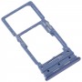 עבור Samsung Galaxy M53 SM-M536B מגש כרטיס SIM מקורי + מגש כרטיס מיקרו SD (כחול)