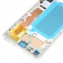 מסך LCD TFT עבור Samsung Galaxy S10 SM-G973 Digitizer הרכבה מלאה עם מסגרת. לא תומך בזיהוי טביעות אצבע (כסף)