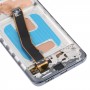 מסך LCD TFT עבור Samsung Galaxy S20 SM-G980 Digitizer הרכבה מלאה עם מסגרת. לא תומך בזיהוי טביעות אצבע (אפור)