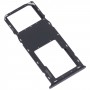 עבור Samsung Galaxy A03S SM-A037U מגש כרטיס SIM מקורי + מגש כרטיס מיקרו SD (שחור)