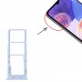 עבור Samsung Galaxy A23 5G SM-A236B מגש כרטיס SIM מקורי + מגש כרטיס SIM + מגש קלף מיקרו SD (כחול)