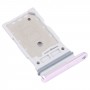 עבור Samsung Galaxy S23 Ultra SM-S918B מגש כרטיס SIM מקורי + מגש כרטיס SIM (ורוד)
