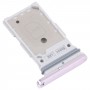 עבור Samsung Galaxy S23 Ultra SM-S918B מגש כרטיס SIM מקורי + מגש כרטיס SIM (ורוד)
