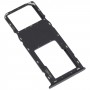 עבור Samsung Galaxy A03S SM-A037U מגש כרטיס SIM מקורי + מגש כרטיס מיקרו SD (שחור)