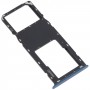 עבור Samsung Galaxy A03S SM-A037U מגש כרטיס SIM מקורי + מגש כרטיס מיקרו SD (כחול)
