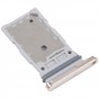 עבור Samsung Galaxy S23 - S23 + SM-S961B - S911B מגש כרטיס SIM מקורי + מגש כרטיס SIM (זהב)