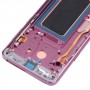 מסך LCD מקורי של Super Amoled עבור Galaxy S9 - G960F - DS - G960U - G960W - G9600 Digitizer הרכבה מלאה עם מסגרת (סגול)