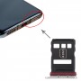 מגש כרטיס SIM + מגש כרטיס NM עבור Huawei P50 (כסף)