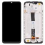 מסך LCD מקורי והרכבה מלאה של Digitizer עם מסגרת ל- Xiaomi Redmi 9a - Redmi 9C - Redmi 9C NFC - Redmi 9AT - Redmi 9I - Redmi 9 Active - Poco C31 - Redmi 10A (שחור)