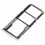 מגש כרטיס SIM + מגש כרטיס SIM + מגש כרטיס מיקרו SD עבור Xiaomi Redmi 10a (כסף)