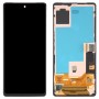 מסך LCD של AMOLED עבור Google Pixel 7 GVU6C GQML3 Digitizer הרכבה מלאה עם מסגרת (שחור)
