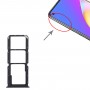 עבור Oppo Reno5 Lite - Reno5 F - A94 4G מגש כרטיס SIM + מגש כרטיס SIM + מגש כרטיס מיקרו SD (שחור)
