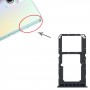 עבור מגש כרטיס SIM של Oppo A96 China + SIM - Micro SD Card מגש (שחור)
