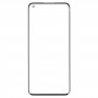 עבור עדשת זכוכית חיצונית של OnePlus 10 Pro קדמי עם OCA עם דבק צלול אופטי (שחור)