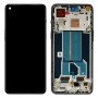 מסך LCD של AMOLED עבור OnePlus NORD 2T CPH2399 CPH2401 Digitizer הרכבה מלאה עם מסגרת (שחור)
