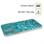 יהלומי טורקיז כיסוי מגן סליקון מעוצב ל Apple iPhone 15 סקרין מובייל