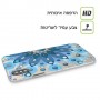 פרח כחול כיסוי מגן סליקון מעוצב ל Apple iPhone 15 Plus סקרין מובייל