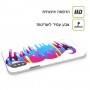 צבעי שפם כיסוי מגן סליקון מעוצב ל Apple iPhone 15 Plus סקרין מובייל