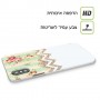 פרח-לבן כיסוי מגן סליקון מעוצב ל Apple iPhone 15 Plus סקרין מובייל