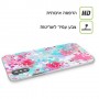 ורדים זכוכית כיסוי מגן סליקון מעוצב ל Apple iPhone 15 Plus סקרין מובייל