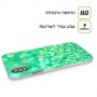 יהלומים ירוקים כיסוי מגן סליקון מעוצב ל Apple iPhone 15 Plus סקרין מובייל