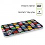 לבבות קשת פסיפס כיסוי מגן סליקון מעוצב ל Apple iPhone 15 Plus סקרין מובייל