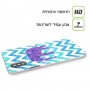 אלפנט סגול כיסוי מגן סליקון מעוצב ל Apple iPhone 15 Plus סקרין מובייל