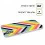 פסי קשת כיסוי מגן סליקון מעוצב ל Apple iPhone 15 Plus סקרין מובייל