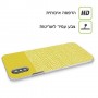 נקודות לבנות בצהוב כיסוי מגן סליקון מעוצב ל Apple iPhone 15 Plus סקרין מובייל