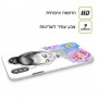 אישה בפרחים כיסוי מגן סליקון מעוצב ל Apple iPhone 15 Plus סקרין מובייל