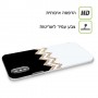 לבן שחור כיסוי מגן סליקון מעוצב ל Apple iPhone 15 Pro סקרין מובייל