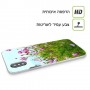 פרחים בשדה כיסוי מגן סליקון מעוצב ל Apple iPhone 15 Pro סקרין מובייל