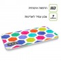 ניאון חלת דבש כיסוי מגן סליקון מעוצב ל Apple iPhone 15 Pro סקרין מובייל