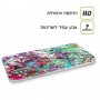 קפיץ בסגול כיסוי מגן סליקון מעוצב ל Apple iPhone 15 Pro סקרין מובייל
