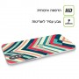 פסים בצבע כיסוי מגן סליקון מעוצב ל Apple iPhone 15 Pro סקרין מובייל