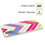 צבעים פסים כיסוי מגן סליקון מעוצב ל Apple iPhone 15 Pro סקרין מובייל