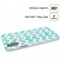 גיאומטריה טורקיז כיסוי מגן סליקון מעוצב ל Apple iPhone 15 Pro סקרין מובייל