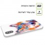 אקוורל וולף כיסוי מגן סליקון מעוצב ל Apple iPhone 15 Pro Max סקרין מובייל
