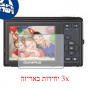 [3 יחידות] מגן מסך הידרוג'ל שקוף (סיליקון) למצלמה מדגם : Olympus FE-47 מותג : סקרין מובייל