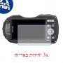[3 יחידות] מגן מסך הידרוג'ל שקוף (סיליקון) למצלמה מדגם : Ricoh WG-5 GPS מותג : סקרין מובייל