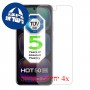 [4 יחידות] Infinix Hot 50 מגן מסך הידרוג'ל שקוף (סיליקון) סקרין מובייל