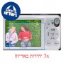 [3 יחידות] מגן מסך נאנו זכוכית 9H למצלמה מדגם : Canon PowerShot SD1300 IS - IXUS 105 - IXY 200F מותג : סקרין מובייל
