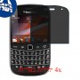 [4 יחידות] BlackBerry Bold Touch 9900 מגן מסך הידרוג'ל פרטיות (סיליקון) סקרין מובייל