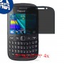 [4 יחידות] BlackBerry Curve 9220 מגן מסך הידרוג'ל פרטיות (סיליקון) סקרין מובייל