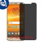 [4 יחידות] Motorola Moto E5 Plus מגן מסך הידרוג'ל פרטיות (סיליקון) סקרין מובייל