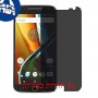 [4 יחידות] Motorola Moto G4 Plus מגן מסך הידרוג'ל פרטיות (סיליקון) סקרין מובייל