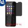 [4 יחידות] Nokia 222 מגן מסך הידרוג'ל פרטיות (סיליקון) סקרין מובייל