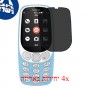 [4 יחידות] Nokia 3310 4G מגן מסך הידרוג'ל פרטיות (סיליקון) סקרין מובייל