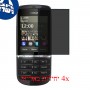 [4 יחידות] Nokia Asha 300 מגן מסך הידרוג'ל פרטיות (סיליקון) סקרין מובייל