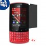 [4 יחידות] Nokia Asha 303 מגן מסך הידרוג'ל פרטיות (סיליקון) סקרין מובייל